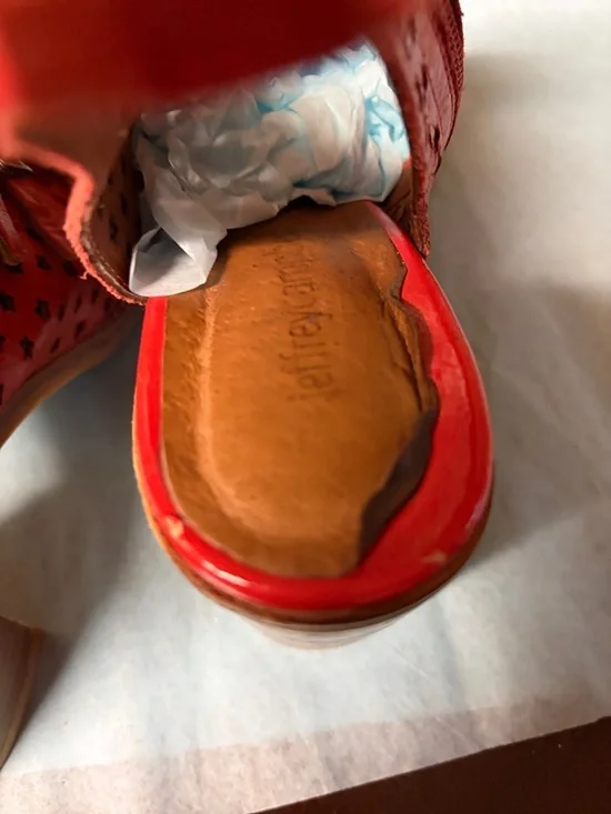 Jeffrey Campbell Red Star-Cutout Strappy Block Heel Boots - Picture 8 of 11